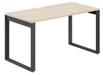 Стол офисный с вырезом Allegro / 1600×600×750 / Профиль О-образный: 70×20 Металлокаркас: Антрацит / Столешница: Акация равелло / AG.103.AR.V.72.AN Стол офисный с вырезом Allegro / 1600×600×750 / Профиль О-образный: 70×20 Металлокаркас: Антрацит / Столешница: Акация равелло / AG.103.AR.V.72.AN