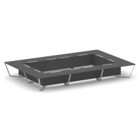 Стол для переговоров прямоугольный Steel Meet KD-PR.B.SP-26K2 / Тиквуд Светлый – Металл Серый / 6000×4000×750 Стол для переговоров прямоугольный Steel Meet KD-PR.B.SP-26K2 / Тиквуд Светлый – Металл Серый / 6000×4000×750