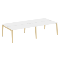 Onix Wood Рабочая станция OW.D.RS-4.4.7 Белый бриллиант/Дуб светлый/Белый металл 3160*1475*750 Onix Wood Рабочая станция OW.D.RS-4.4.7 Белый бриллиант/Дуб светлый/Белый металл 3160*1475*750