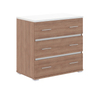 Комод DW 0745 Ясень Шимо/Белый 770х450х748 DWELL Комод DW 0745 Ясень Шимо/Белый 770х450х748 DWELL
