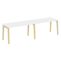 Onix Wood Рабочая станция OW.RS-2.3.7 Белый бриллиант/Дуб светлый/Белый металл 2760*720*750 Onix Wood Рабочая станция OW.RS-2.3.7 Белый бриллиант/Дуб светлый/Белый металл 2760*720*750