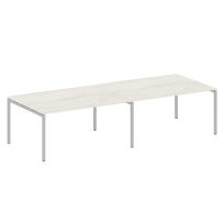 Metal System Quattro Перег. стол (2 столешницы) на П-образном м/к 40БП.ПРГ-2.4 Акация/Антрацит металл 3200*1235*750 Metal System Quattro Перег. стол (2 столешницы) на П-образном м/к 40БП.ПРГ-2.4 Акация/Антрацит металл 3200*1235*750