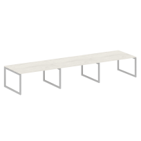 Metal System Quattro Перег. стол (3 столешницы) на О-оразном м/к 50БО.ПРГ-3.4 Акация/Антрацит металл 4800*1235*750 Metal System Quattro Перег. стол (3 столешницы) на О-оразном м/к 50БО.ПРГ-3.4 Акация/Антрацит металл 4800*1235*750