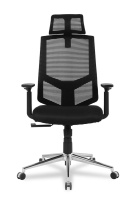 Кресло для руководителя College HLC-1500HLX/GREY Спинка - сетка Серый / Сиденье - полиэстер Серый Кресло для руководителя College HLC-1500HLX/GREY Спинка - сетка Серый / Сиденье - полиэстер Серый