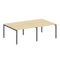 Metal System Quattro Р. ст. на 4 раб. места на П-образном м/к 40БП.СМ-4.2 Акация/Антрацит металл 2400*1475*750 Metal System Quattro Р. ст. на 4 раб. места на П-образном м/к 40БП.СМ-4.2 Акация/Антрацит металл 2400*1475*750