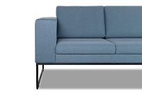 Диван офисный трехместный i-Rest Euroforma / Рогожка Bahama Plus / Голубой / 1978×800×750 Диван офисный трехместный i-Rest Euroforma / Рогожка Bahama Plus / Голубой / 1978×800×750