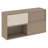 Estetica Надставка на две тумбы высокая ES.NV-6.2 Латте/Тиквуд тёмный 1500×410×795 Estetica Надставка на две тумбы высокая ES.NV-6.2 Латте/Тиквуд тёмный 1500×410×795
