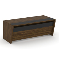 Corner Стол руководителя прямой без тумбы COR.SR-20 Орех лоренцо/Графит 2000×900×750 Corner Стол руководителя прямой без тумбы COR.SR-20 Орех лоренцо/Графит 2000×900×750