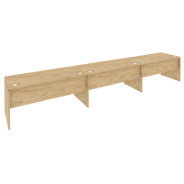 Onix Рабочая станция O.RS-3.4.7 Тиквуд светлый 4740*720*750