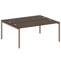 Metal System Quattro Р. ст. на П-образном м/к 40БП.РАС-СП-2.5 Акация/Антрацит металл 1800*1475*750
