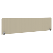 Metal System Экран тканевый для стола Б.ТЭКР-5  Тёмно-бежевый 1650*450*22