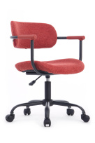 Кресло Kolin W-231 Чёрный каркас/Голубая ткань 600×600×750-830
