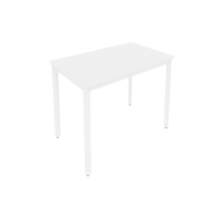 Slim Стол офисный на металлокаркасе С.СП-3.1 Белый/Антрацит металл 980×600×750