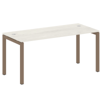 Metal System Quattro Стол офисный на П-образном м/к 50БП.СП-4 Вяз/Мокко металл 1600×720×750 Metal System Quattro Стол офисный на П-образном м/к 50БП.СП-4 Вяз/Мокко металл 1600×720×750