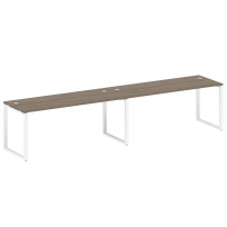 Metal System Р. ст. на 2 раб. места на О-образном м/к БО.СМ-2.5 Акация/Антрацит металл 3600*720*750