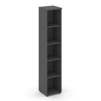 Стеллаж высокий узкий Style Project / SN.STU-100 Белый – Тиквуд Светлый / 400×400×1982 Стеллаж высокий узкий Style Project / SN.STU-100 Белый – Тиквуд Светлый / 400×400×1982