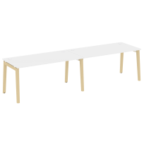 Onix Wood Рабочая станция OW.RS-2.4.8 Белый бриллиант/Дуб светлый/Белый металл 3160*800*750 Onix Wood Рабочая станция OW.RS-2.4.8 Белый бриллиант/Дуб светлый/Белый металл 3160*800*750