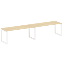 Metal System Quattro Р. ст. на 2 раб. места на О-образном м/к 50БО.СМ-2.5 Акация/Антрацит металл 3600*720*750 Metal System Quattro Р. ст. на 2 раб. места на О-образном м/к 50БО.СМ-2.5 Акация/Антрацит металл 3600*720*750