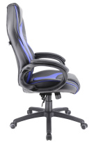 Геймерское кресло Everprof Wing TM Экокожа Синий