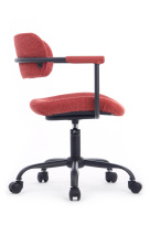 Кресло Kolin W-231 Чёрный каркас/Голубая ткань 600×600×750-830