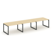 Стол для переговоров Style Project SN-5O.SPRG-023.3 Акация Лорка/Металл Черный 4410×980×750