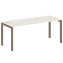 Metal System Quattro Стол офисный на П-образном м/к 50БП.СП-5 Вяз/Мокко металл 1800×720×750 Metal System Quattro Стол офисный на П-образном м/к 50БП.СП-5 Вяз/Мокко металл 1800×720×750