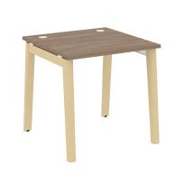 Onix Wood Стол офисный OW.SP-0.8 Дуб мали/Дуб светлый/Белый металл 780×800×750 Onix Wood Стол офисный OW.SP-0.8 Дуб мали/Дуб светлый/Белый металл 780×800×750