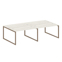 Metal System Quattro Р. ст. на 4 раб. места на О-образном м/к 40БО.СМ-4.3 Акация/Антрацит металл 2800*1475*750 Metal System Quattro Р. ст. на 4 раб. места на О-образном м/к 40БО.СМ-4.3 Акация/Антрацит металл 2800*1475*750