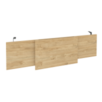 Onix Direct Царга стола руководителя O.M-CSR-5 Дуб мали/Белый металл 1540×450×54 Onix Direct Царга стола руководителя O.M-CSR-5 Дуб мали/Белый металл 1540×450×54