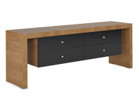Греденция 2100×500 / Дуб Честерфилд KYU2150 Греденция 2100×500 / Дуб Честерфилд KYU2150