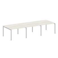 Metal System Quattro Перег. стол (3 столешницы) на П-оразном м/к 40БП.ПРГ-3.2 Акация/Антрацит металл 3600*1235*750 Metal System Quattro Перег. стол (3 столешницы) на П-оразном м/к 40БП.ПРГ-3.2 Акация/Антрацит металл 3600*1235*750