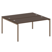 Metal System Quattro Р. ст. на П-образном м/к 40БП.РАС-СП-2.4 Акация/Антрацит металл 1600*1475*750