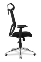 Кресло для руководителя College HLC-1500H/GREY Спинка - сетка Серый / Сиденье - полиэстер Серый Кресло для руководителя College HLC-1500H/GREY Спинка - сетка Серый / Сиденье - полиэстер Серый
