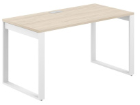 Стол офисный с лючком Allegro / 1400×600×750 / Профиль О-образный: 70×20 Белый / Столешница: Белый / AG.102.WH.L.72.WH Стол офисный с лючком Allegro / 1400×600×750 / Профиль О-образный: 70×20 Белый / Столешница: Белый / AG.102.WH.L.72.WH