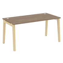 Onix Wood Стол офисный OW.SP-4.8 Дуб мали/Дуб светлый/Белый металл 1580×800×750 Onix Wood Стол офисный OW.SP-4.8 Дуб мали/Дуб светлый/Белый металл 1580×800×750
