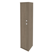 Style Шкаф высокий узкий левый Л.СУ-1.8 (L) Белый 412×410×1980