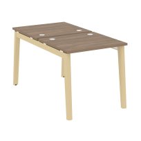 Onix Wood Рабочая станция OW.D.RS-2.0.7 Белый бриллиант/Дуб светлый/Белый металл 780*1475*750