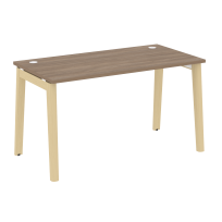 Onix Wood Стол офисный OW.SP-3.7 Дуб мали/Дуб светлый/Белый металл 1380×720×750 Onix Wood Стол офисный OW.SP-3.7 Дуб мали/Дуб светлый/Белый металл 1380×720×750