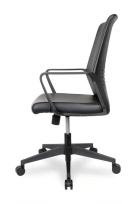 Кресло офисное College CLG-427 LBN-B Black Кожа PU Черный / Крестовина пластик Кресло офисное College CLG-427 LBN-B Black Кожа PU Черный / Крестовина пластик