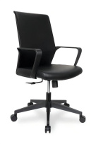 Кресло офисное College CLG-427 LBN-B Black Кожа PU Черный / Крестовина пластик Кресло офисное College CLG-427 LBN-B Black Кожа PU Черный / Крестовина пластик