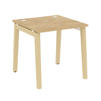 Onix Wood Стол офисный OW.SP-0.8 Дуб мали/Дуб светлый/Белый металл 780×800×750 Onix Wood Стол офисный OW.SP-0.8 Дуб мали/Дуб светлый/Белый металл 780×800×750