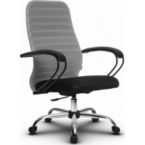 Кресло офисное Metta  SU-CP-10P (SU-СК130-10P) CH / Красный – Красный