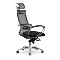 Кресло для руководителя Samurai SL-2.05 Infinity Easy Clean черный плюс