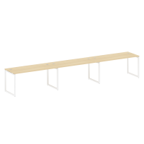 Metal System Quattro Р. ст. на 3 раб. места на О-образном м/к 40БО.СМ-3.4 Акация/Антрацит металл 4800*720*750 Metal System Quattro Р. ст. на 3 раб. места на О-образном м/к 40БО.СМ-3.4 Акация/Антрацит металл 4800*720*750