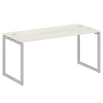 Metal System Quattro Стол офисный на О-образном м/к 40БО.СП-4 Вяз/Мокко металл 1600×720×750