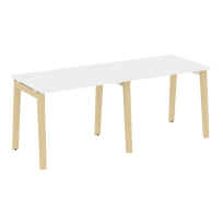 Onix Wood Рабочая станция OW.RS-2.1.7 Белый бриллиант/Дуб светлый/Белый металл 1960*720*750 Onix Wood Рабочая станция OW.RS-2.1.7 Белый бриллиант/Дуб светлый/Белый металл 1960*720*750