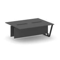 Сектор переговорного стола проходной Steel Meet L=2000 KD-PR.B.SPPW-20 / Тиквуд Светлый – Металл Черный / 2000×1600×750 Сектор переговорного стола проходной Steel Meet L=2000 KD-PR.B.SPPW-20 / Тиквуд Светлый – Металл Черный / 2000×1600×750