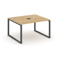Стол для переговоров Style Project SN-6O.SPRG-032 Акация Лорка/Металл Черный 1180×1180×750