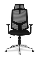 Кресло для руководителя College HLC-1500H/GREY Спинка - сетка Серый / Сиденье - полиэстер Серый Кресло для руководителя College HLC-1500H/GREY Спинка - сетка Серый / Сиденье - полиэстер Серый