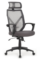 Белый пластик/Синяя сетка сидушка W-203AC